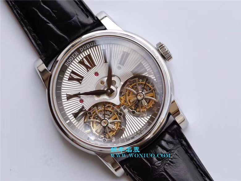 罗杰杜彼致敬系列真双陀飞轮 行业唯一一款搭载双飞轮的顶级复刻高仿腕表 / LJ022