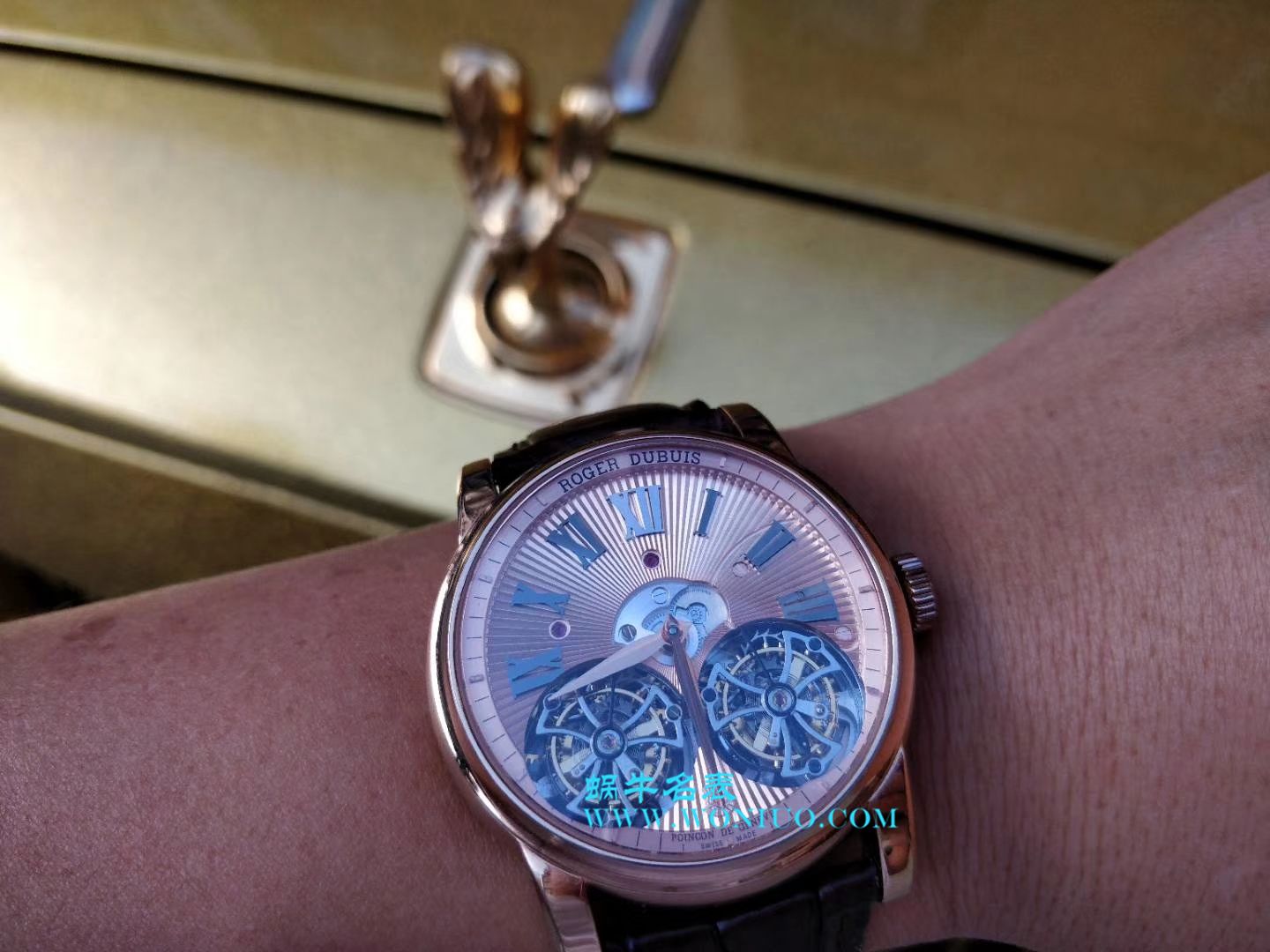 罗杰杜彼致敬系列真双陀飞轮 行业唯一一款搭载双飞轮的顶级复刻高仿腕表 / LJ022