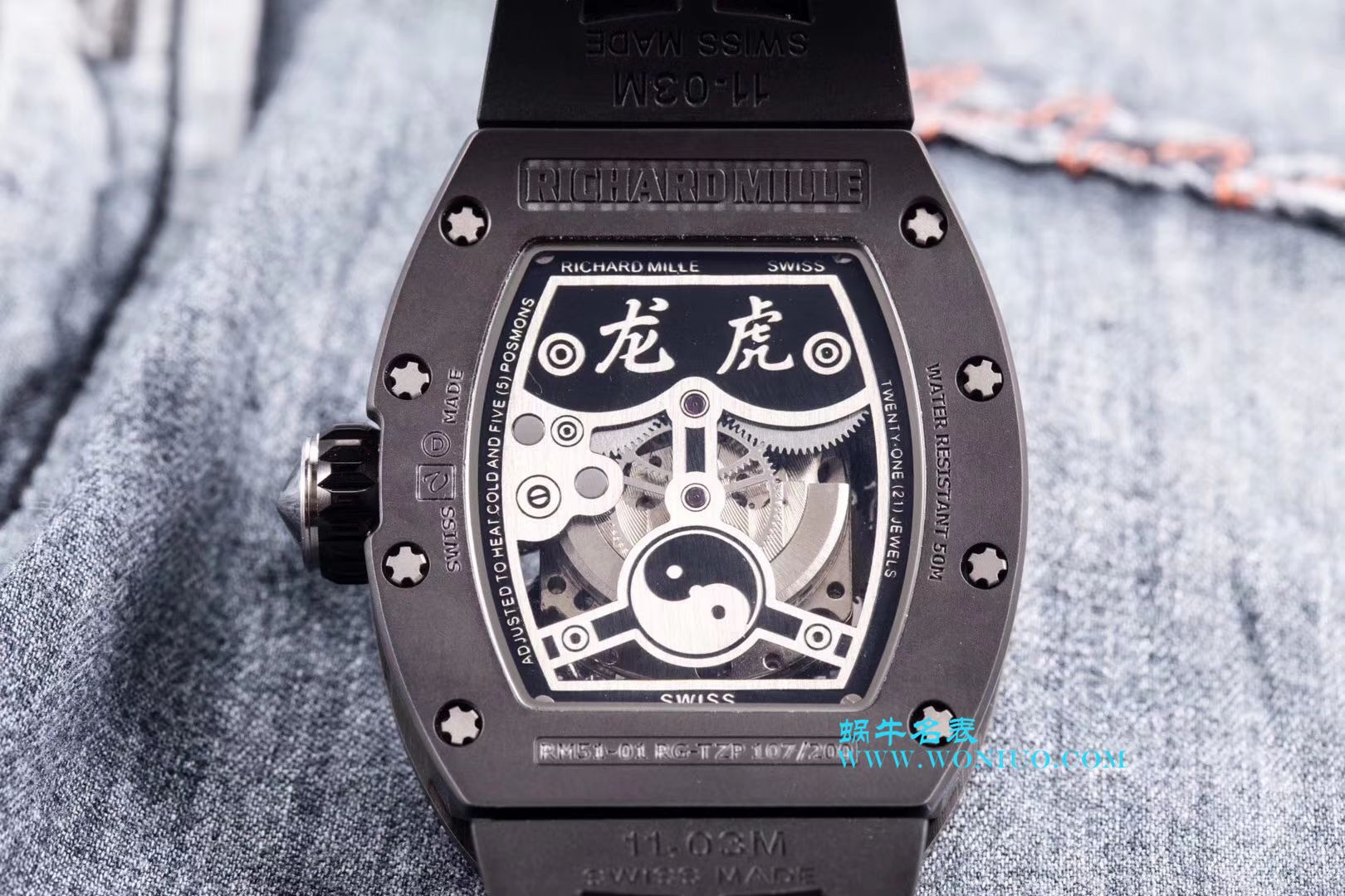 KV最强新作 RICHARD MILLE顶级复刻高仿理查德米尔RM051韩口进口陶瓷最强版 / KVRM051
