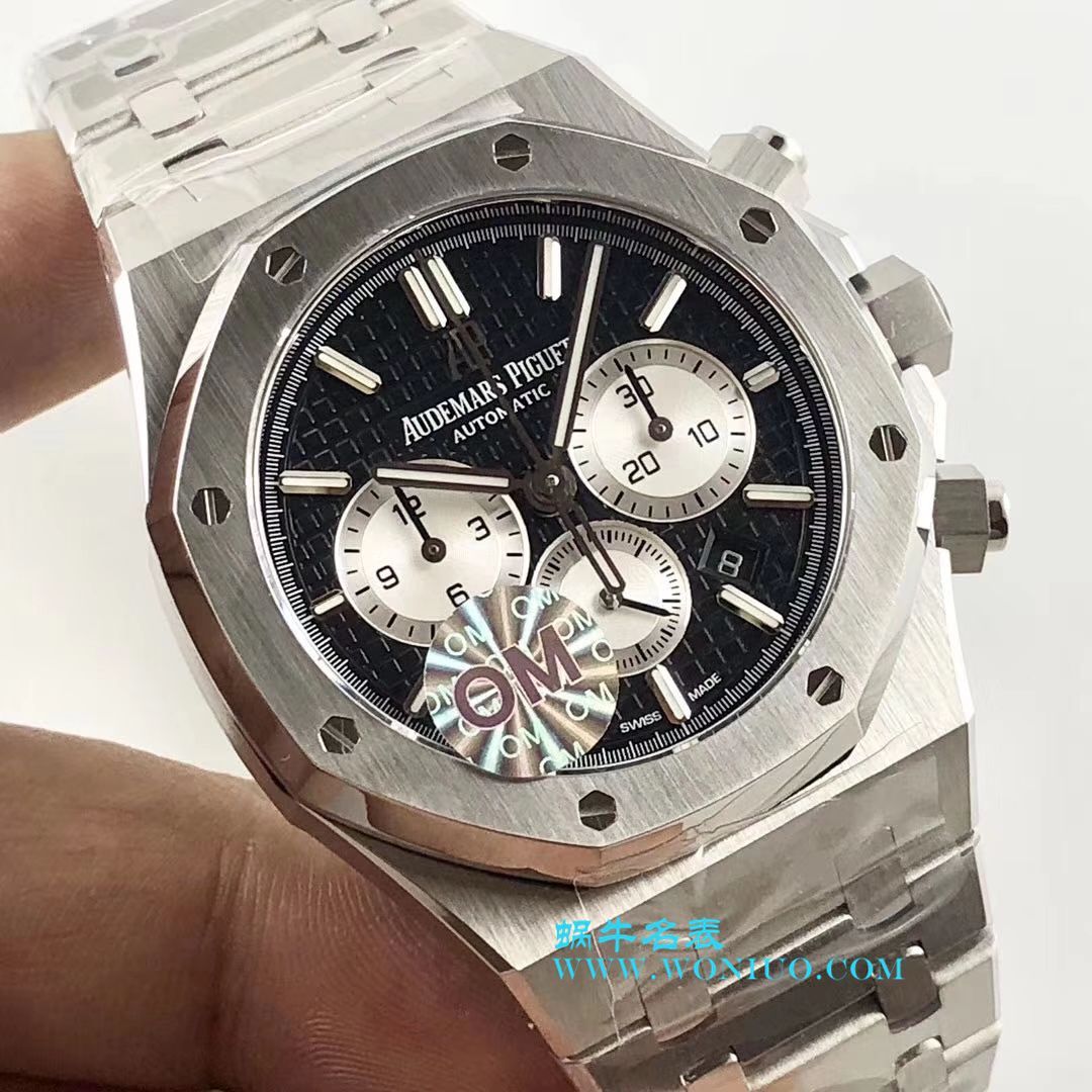 【OM一比一超A高仿手表】爱彼皇家橡树系列26331ST.OO.1220ST.02腕表 / AP139