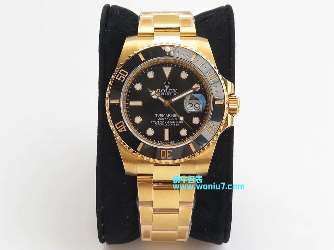 【独家视频评测VR一比一超A高仿手表】劳力士潜航者型116612-LN-97203包间金黑水鬼 / R197
