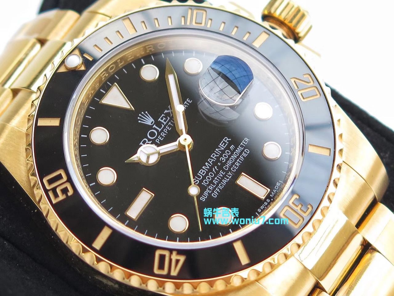 【独家视频评测VR一比一超A高仿手表】劳力士潜航者型116612-LN-97203包间金黑水鬼 / R197