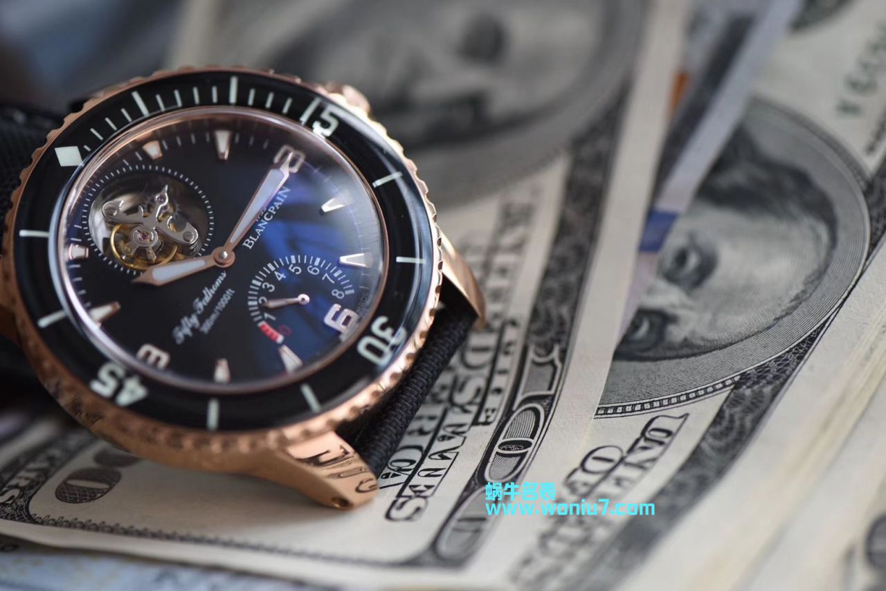 【JB一比一超A复刻高仿手表】宝珀五十噚系列5025-3630-52A陀飞轮腕表 / BP055