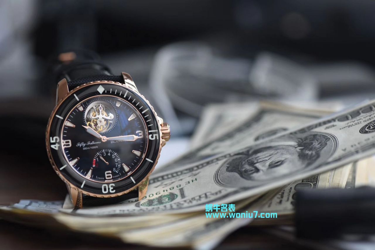 【JB一比一超A复刻高仿手表】宝珀五十噚系列5025-3630-52A陀飞轮腕表 / BP055