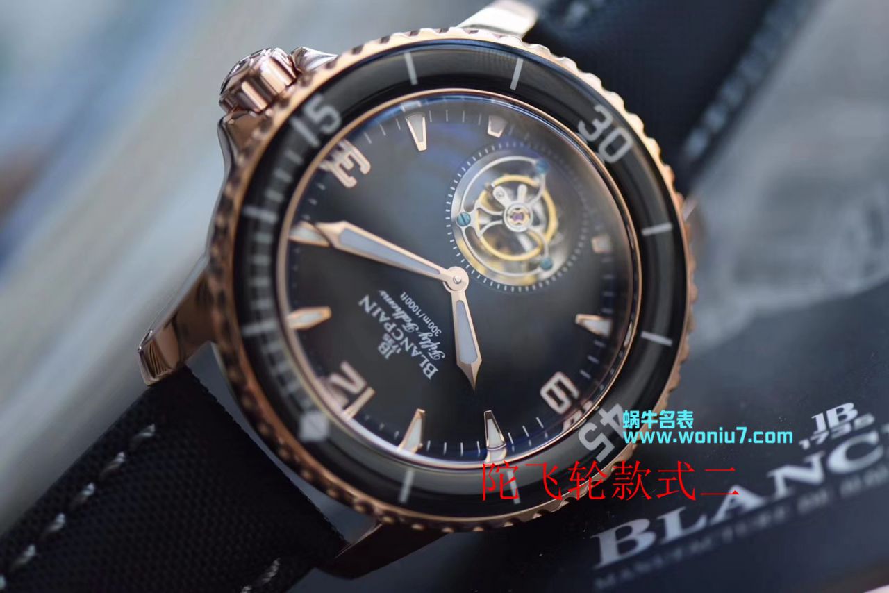【JB一比一超A复刻高仿手表】宝珀五十噚系列5025-3630-52A陀飞轮腕表 / BP055
