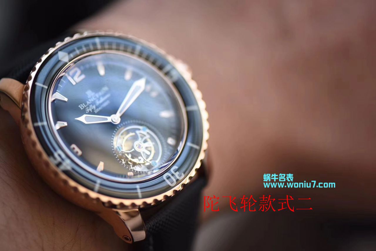 【JB一比一超A复刻高仿手表】宝珀五十噚系列5025-3630-52A陀飞轮腕表 / BP055