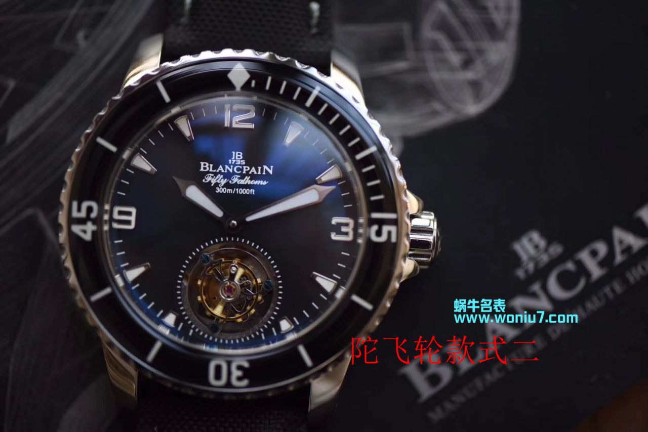 【JB一比一超A复刻高仿手表】宝珀五十噚系列5025-3630-52A陀飞轮腕表 / BP055