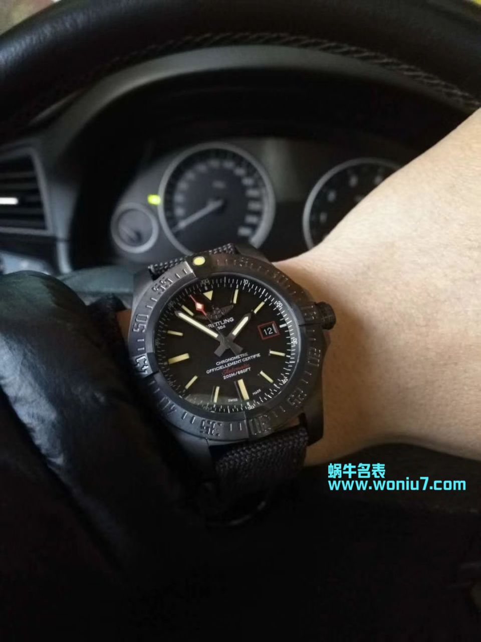 原单新款，百年灵复仇者黑鸟，44mm，原厂钛金属表壳 / BL087