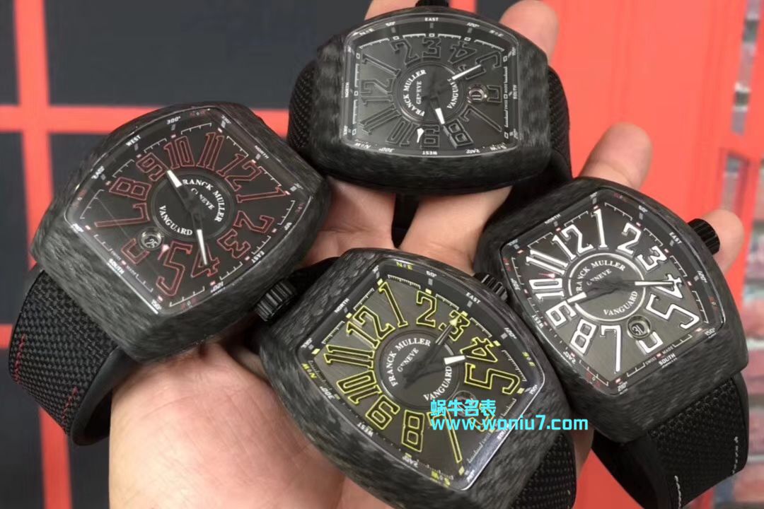 法穆兰FRANCK MULLER复刻高仿再创新作V45在夜幕低垂之时，Vanguard Carbon  fibre 展现充满未来感的外型，令人耳目一新 / FL026