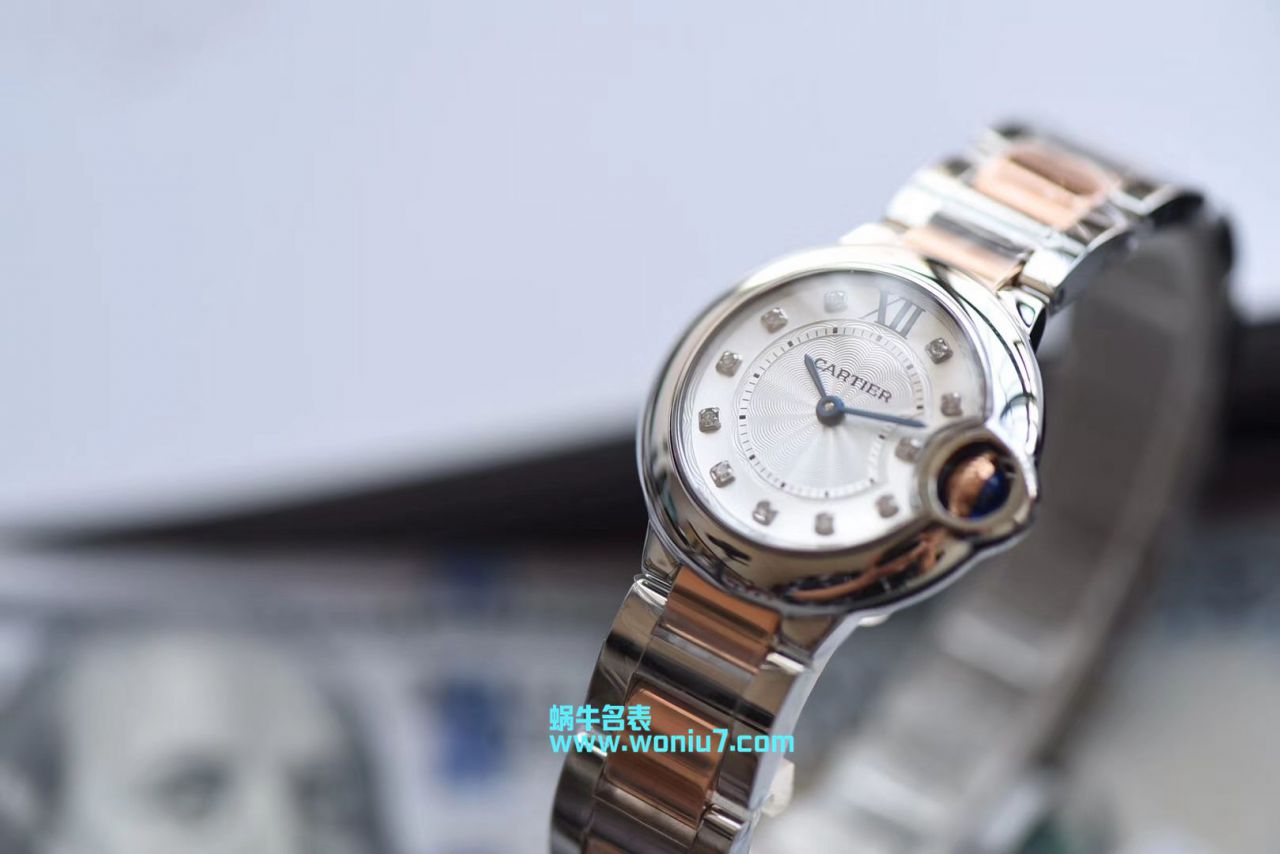 【V6一比一超A高仿手表】卡地亚蓝气球系列WE902030女士28MM石英腕表 / K168