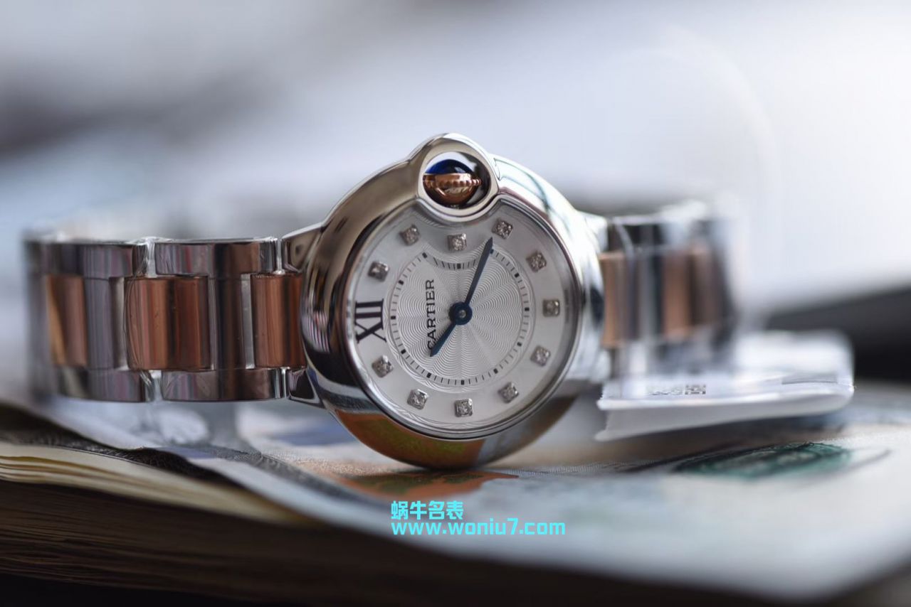 【V6一比一超A高仿手表】卡地亚蓝气球系列WE902030女士28MM石英腕表 / K168