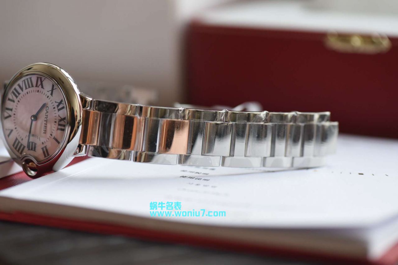 V6工厂～顶级复刻高仿蓝气球鼻祖工厂女装36MM直径间金石英款美艳天然贝母表面 / K171