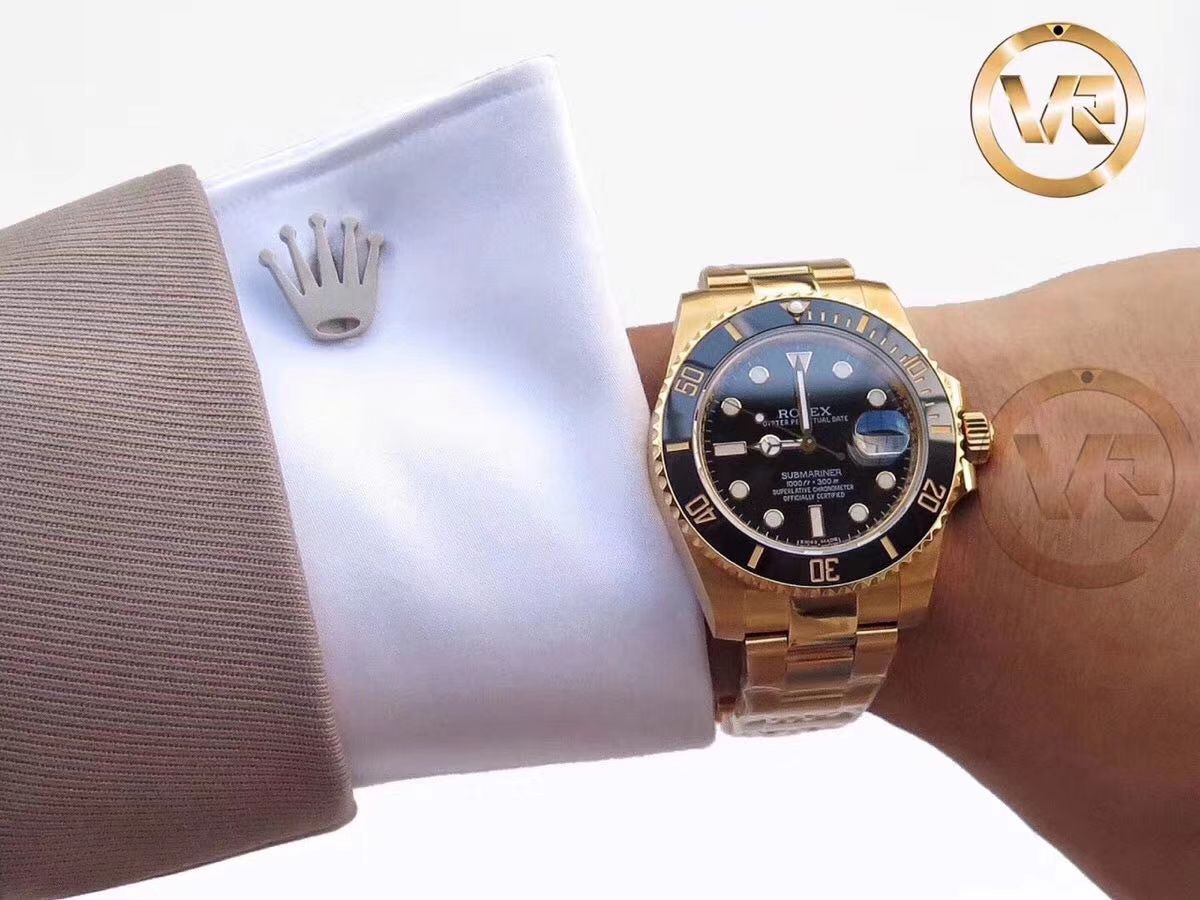 【独家视频评测VR一比一超A高仿手表】劳力士潜航者型116612-LN-97203包间金黑水鬼 / R197