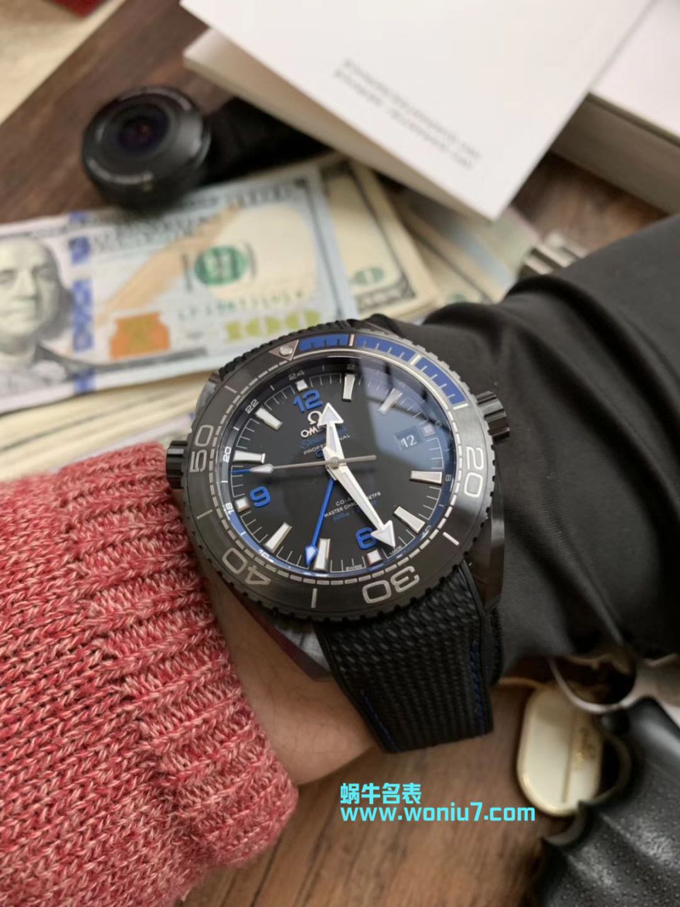 【VS一比一超A复刻高仿手表】欧米茄海马系列深海之黑215.92.46.22.01.003、215.92.46.22.01.002腕表 / M371