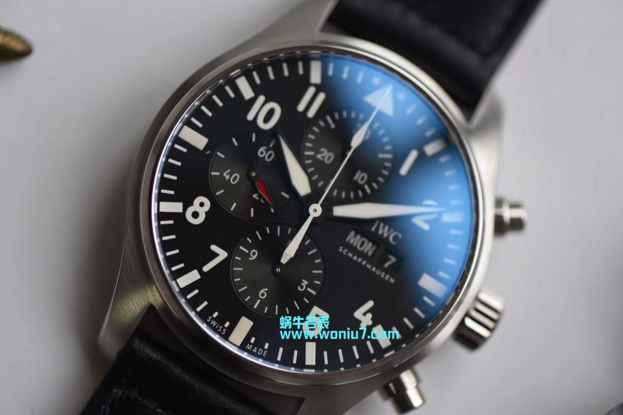 【ZF厂1:1超A高仿手表】万国CHRONOGRAPH飞行员系列IW377709自动机械腕表  / WG137
