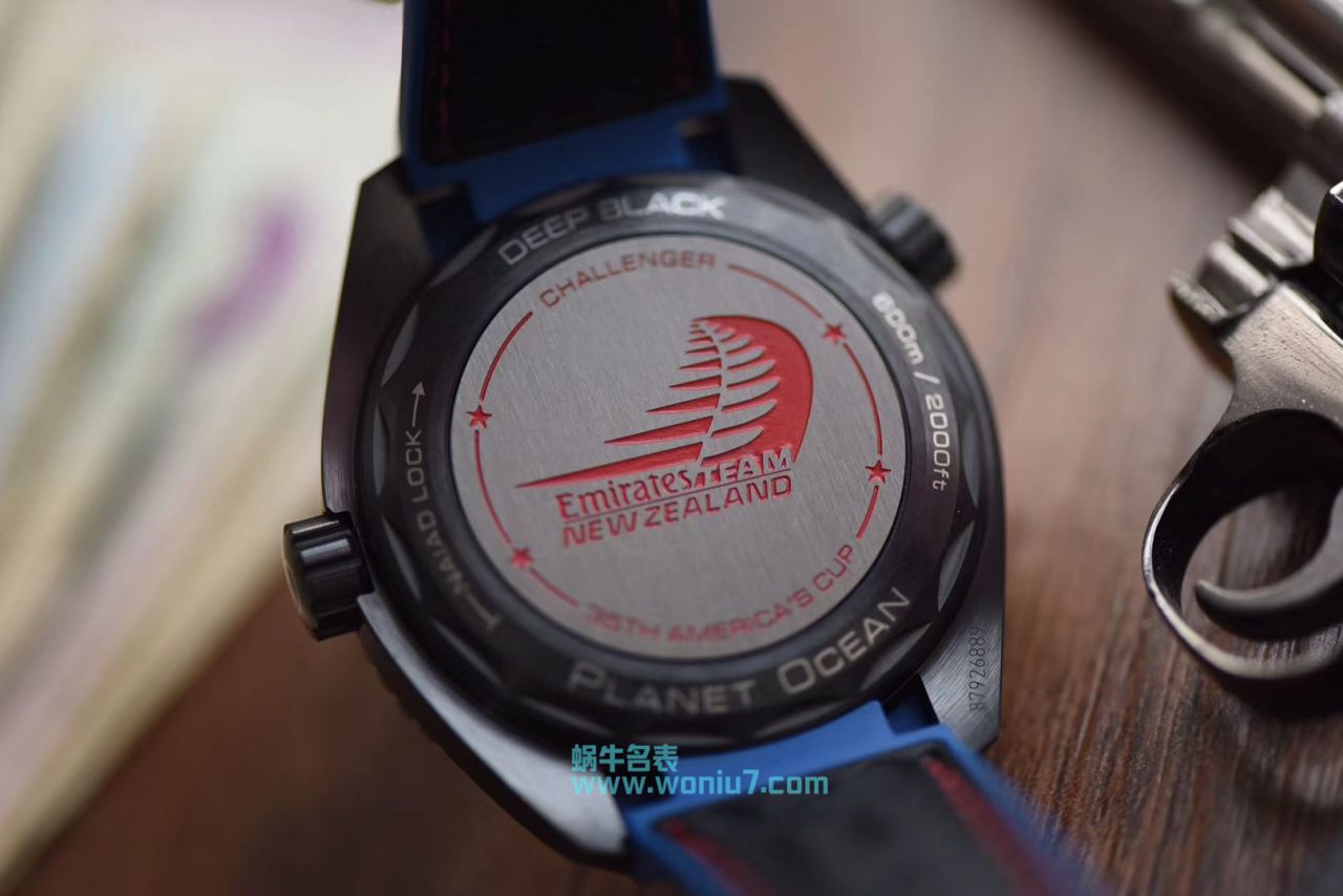 【VS一比一超A复刻高仿手表】欧米茄海马系列深海之黑新西兰酋长队限定版215.92.46.22.01.004腕表 / M372