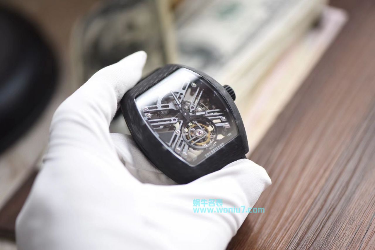 【JB一比一超A精高仿手表】法穆兰NEW SARATOGE系列V 45 T SQT CARBONE陀飞轮腕表 / FL030