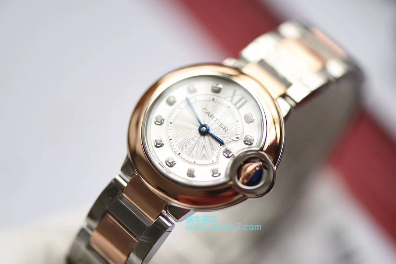 【V6一比一顶级超A高精仿手表】卡地亚蓝气球系列W3BB0005腕表女装28毫米石英机芯 / K182
