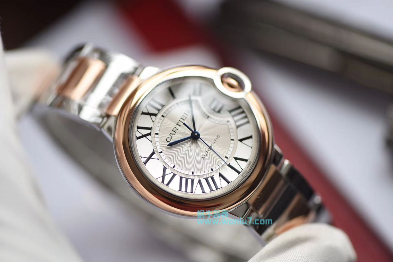【V6一比一顶级超A克隆高仿手表】卡地亚蓝气球系列W2BB0003腕表女装36毫米机械 / K183