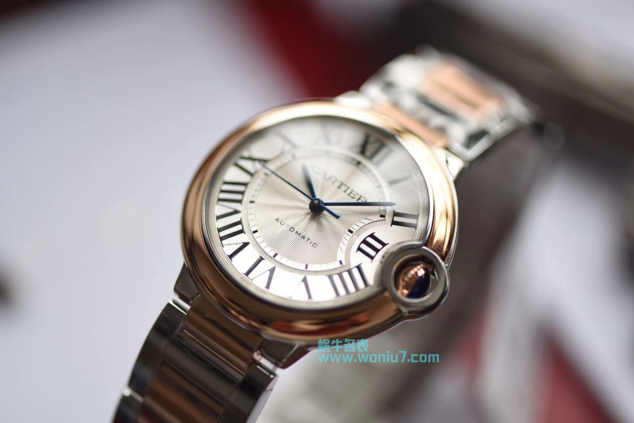 【V6一比一顶级超A克隆高仿手表】卡地亚蓝气球系列W2BB0003腕表女装36毫米机械 / K183