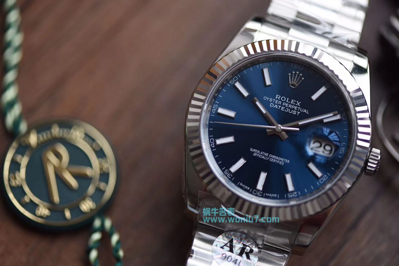 【AR一比一超A顶级高仿】劳力士日志型DATEJUST系列116334-72210蓝盘腕表904钢 / R252