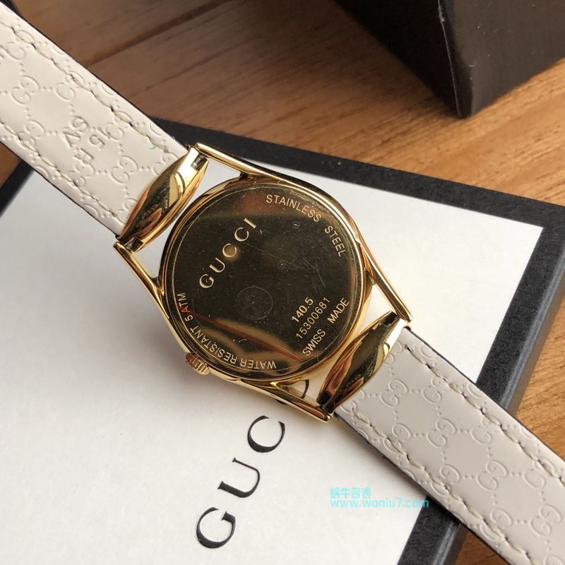 高端原单女装硬货！下手要快！Gucci新款真钻石英女表，表盘镶嵌52颗Vs1.1真钻、珍珠贝母面 / GUCCI KK11