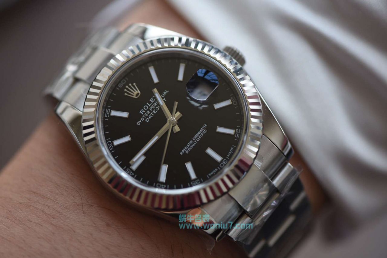 【AR一比一超A高精仿手表】劳力士日志型系列116334-黑盘腕表 / R257
