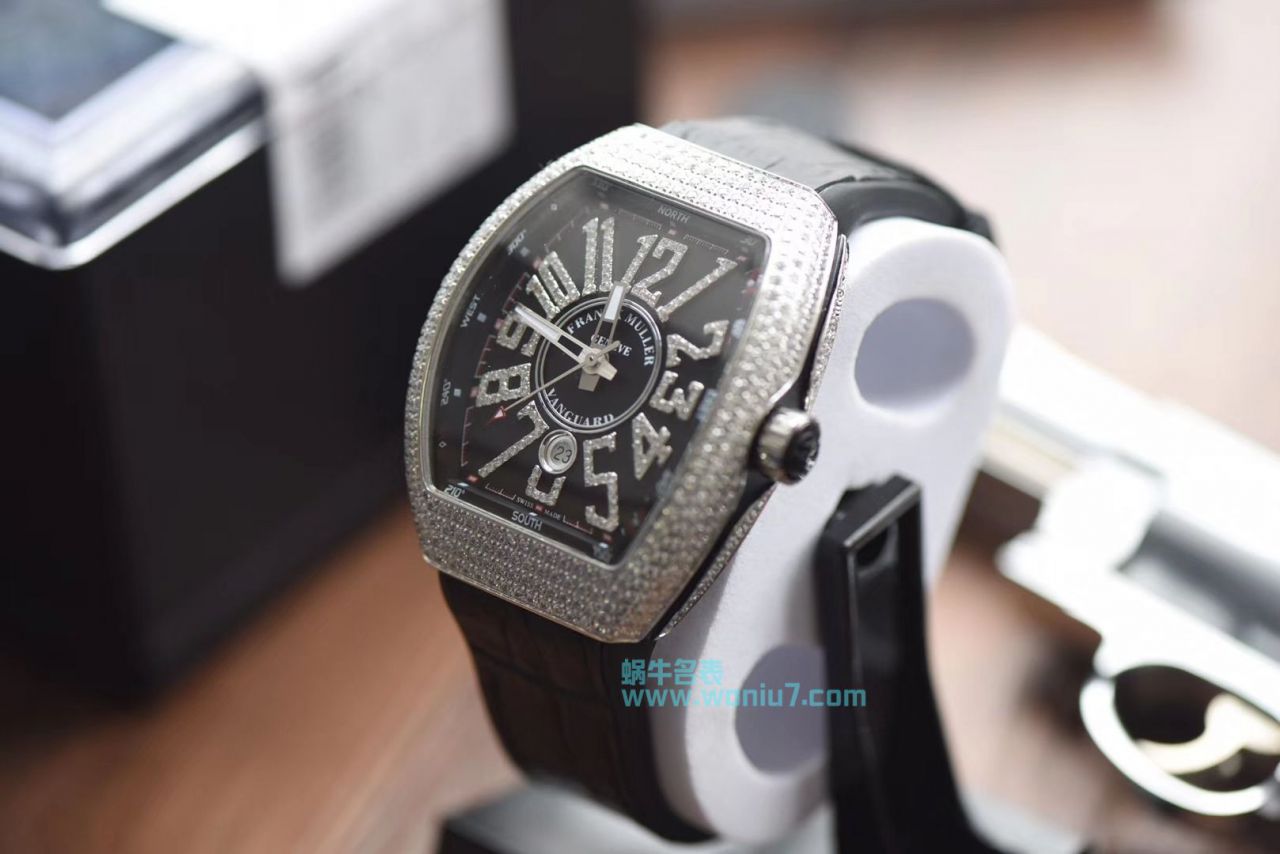 【最高版本复刻高仿～F M 霸气V45】法兰克穆勒VANGUARD系列V45镶钻腕表 / FL031