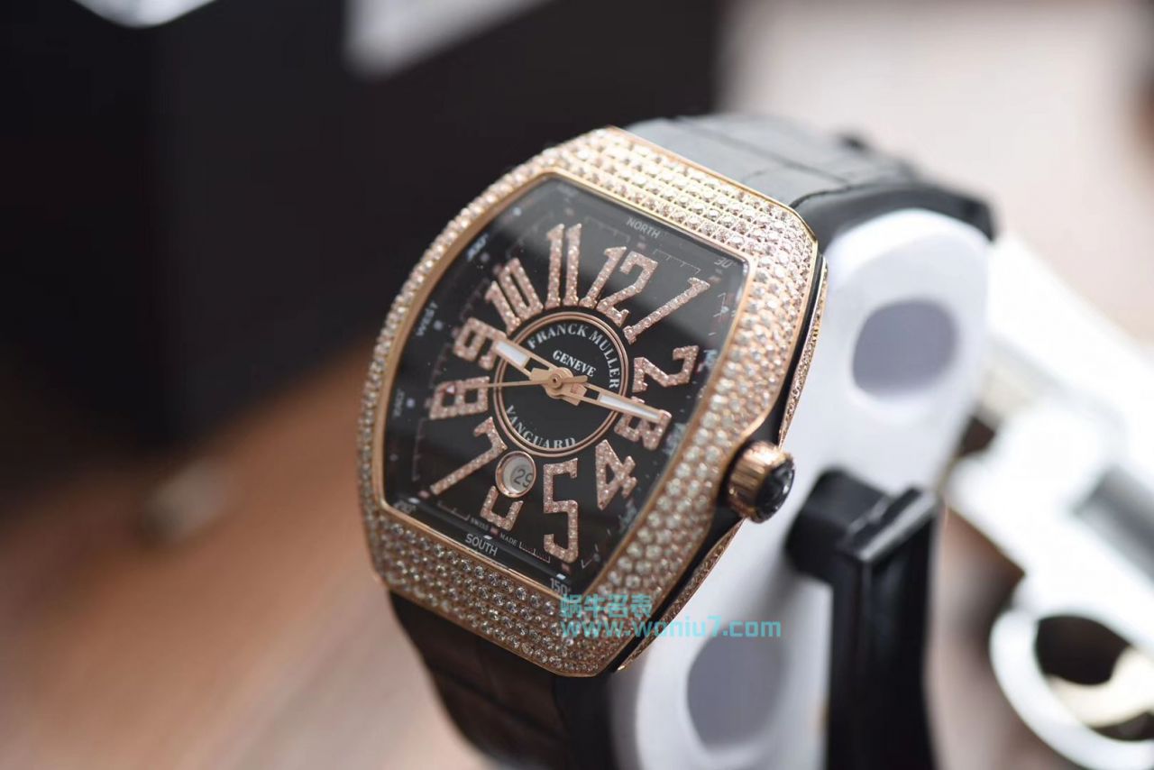【最高版本复刻高仿～F M 霸气V45】法兰克穆勒VANGUARD系列V45镶钻腕表 / FL031