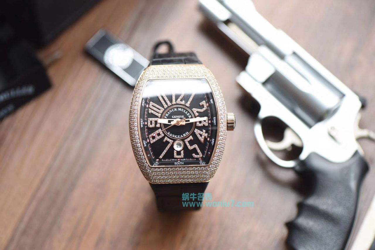 【最高版本复刻高仿～F M 霸气V45】法兰克穆勒VANGUARD系列V45镶钻腕表 / FL031
