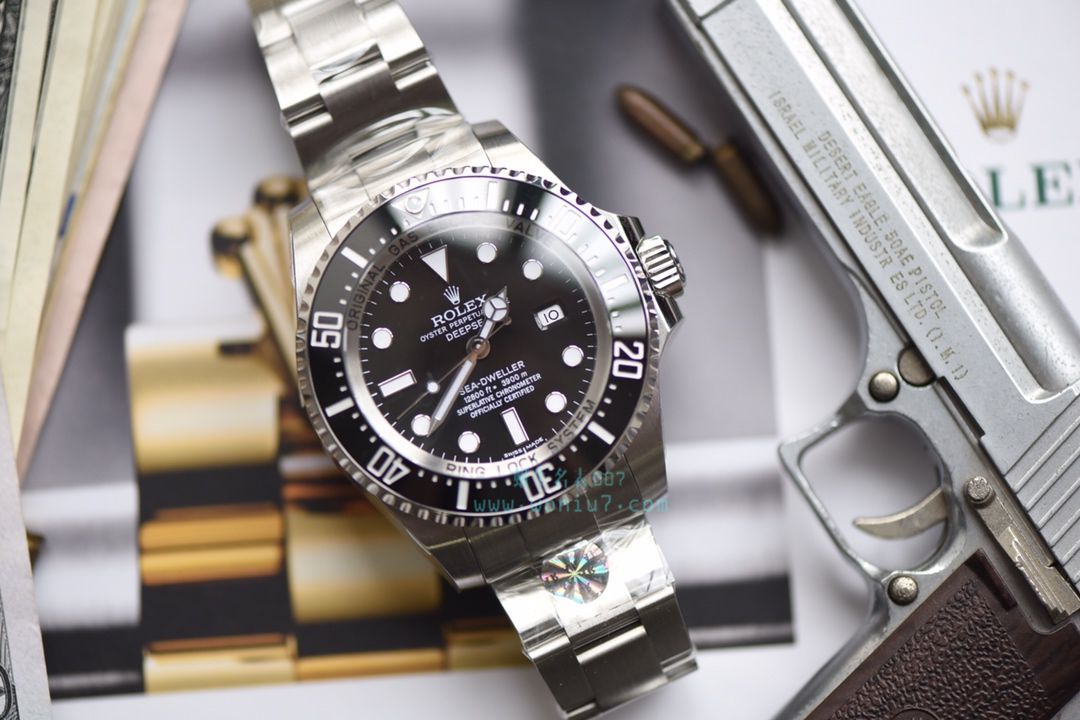AR黑鬼王904L超级3135机新款 复刻高仿AR劳力士SEA-DWELLER鬼王44MM副本的十年精华 / R2115
