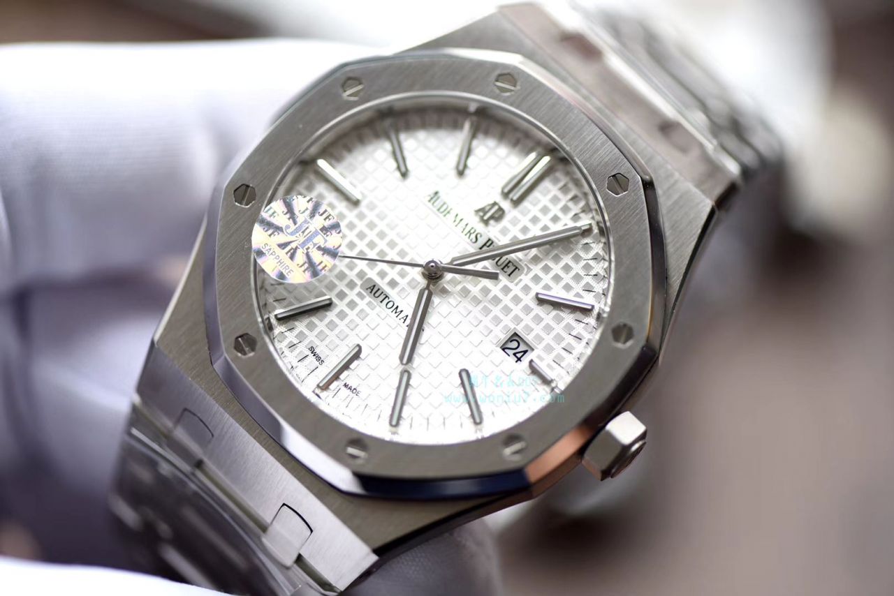 【视频解说】JF厂一比一高精仿手表之爱彼皇家橡树系列15400ST.OO.1220ST.02男表 / APBF022B