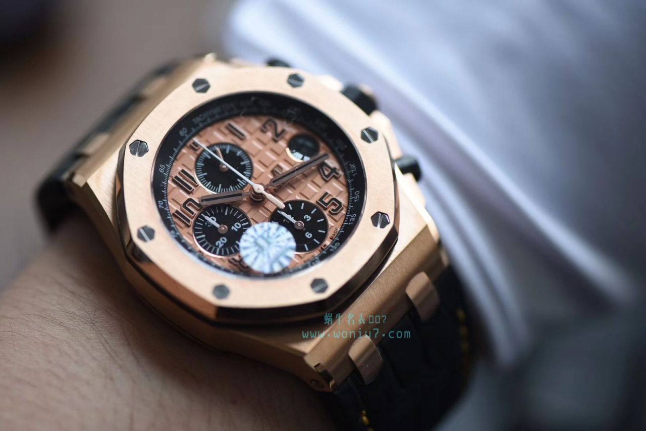 【视频评测JF厂1:1高精仿表】爱彼皇家橡树离岸型系列26470OR.OO.A002CR.01腕表 / APCF002.1