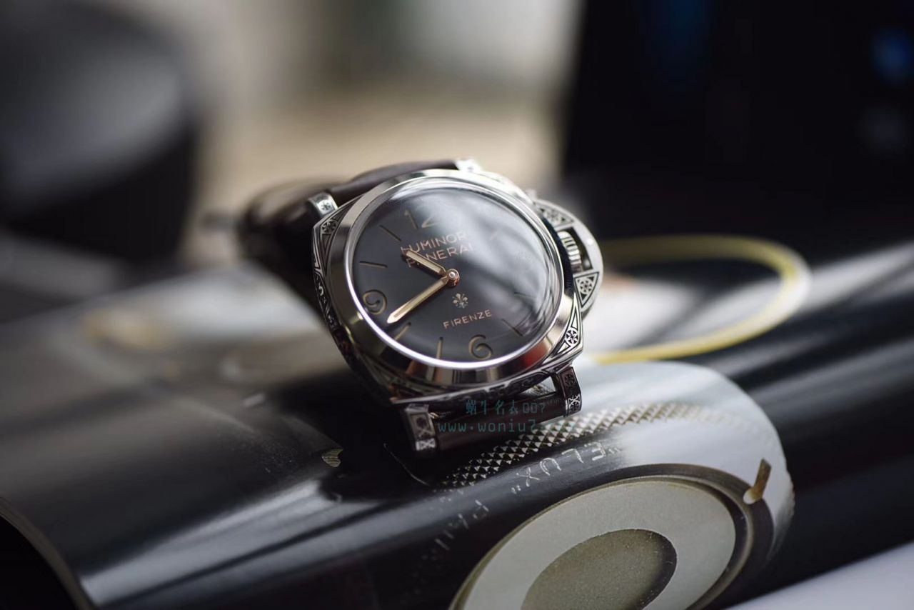 【V9一比一顶级复刻高仿手表】沛纳海LUMINOR系列 PAM00972雕花腕表 / PAM972