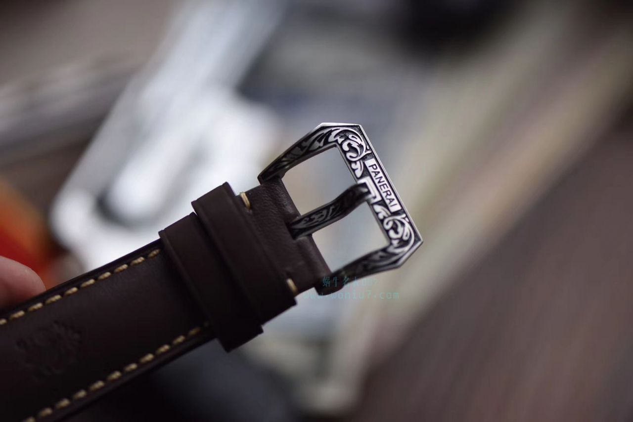 【V9一比一顶级复刻高仿手表】沛纳海LUMINOR系列 PAM00972雕花腕表 / PAM972