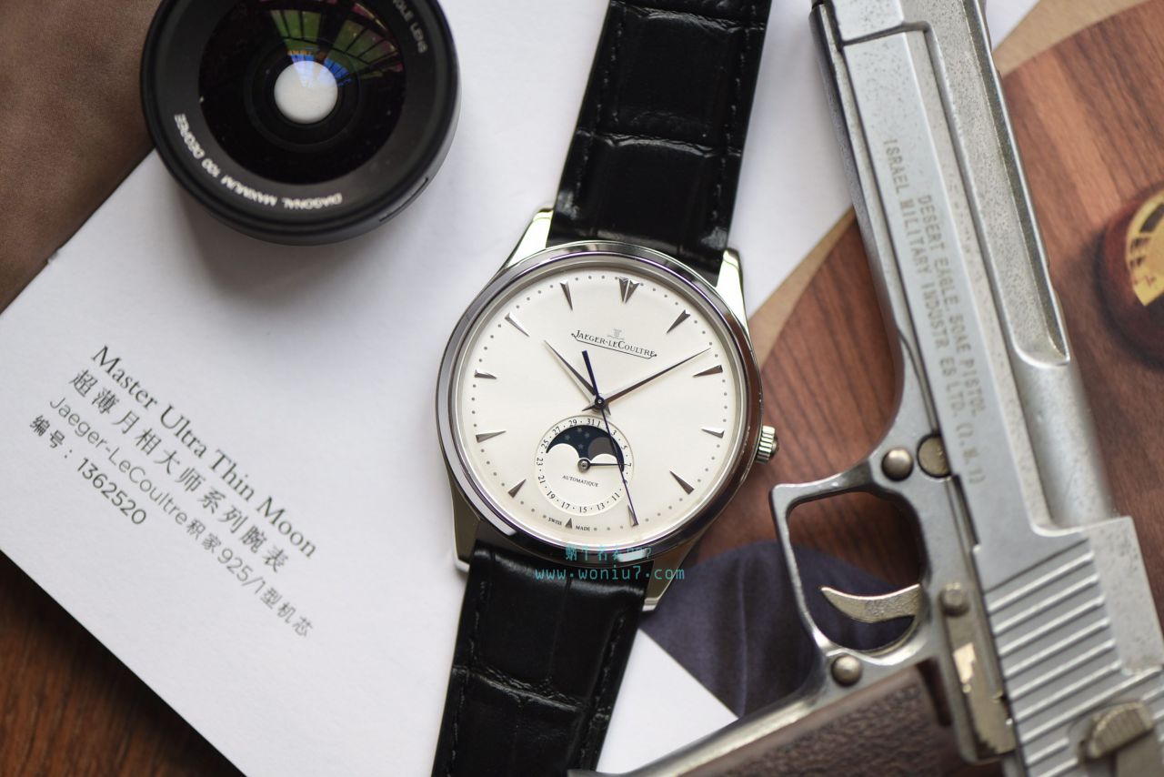 【ZF一比一超A高仿手表】积家大师MASTER ULTRA THIN超薄大师月相大师系列1368420腕表 / JJ123