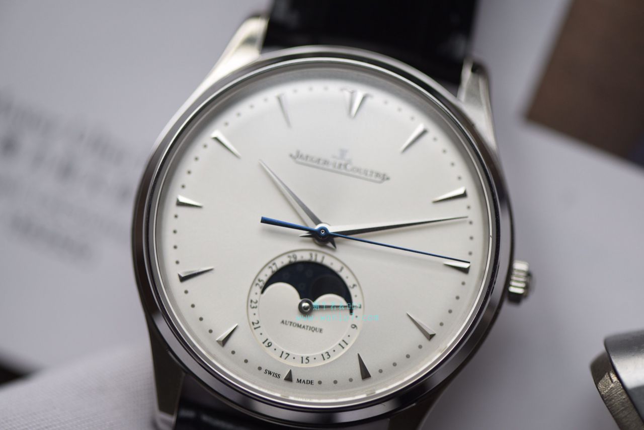 【ZF一比一超A高仿手表】积家大师MASTER ULTRA THIN超薄大师月相大师系列1368420腕表 / JJ123