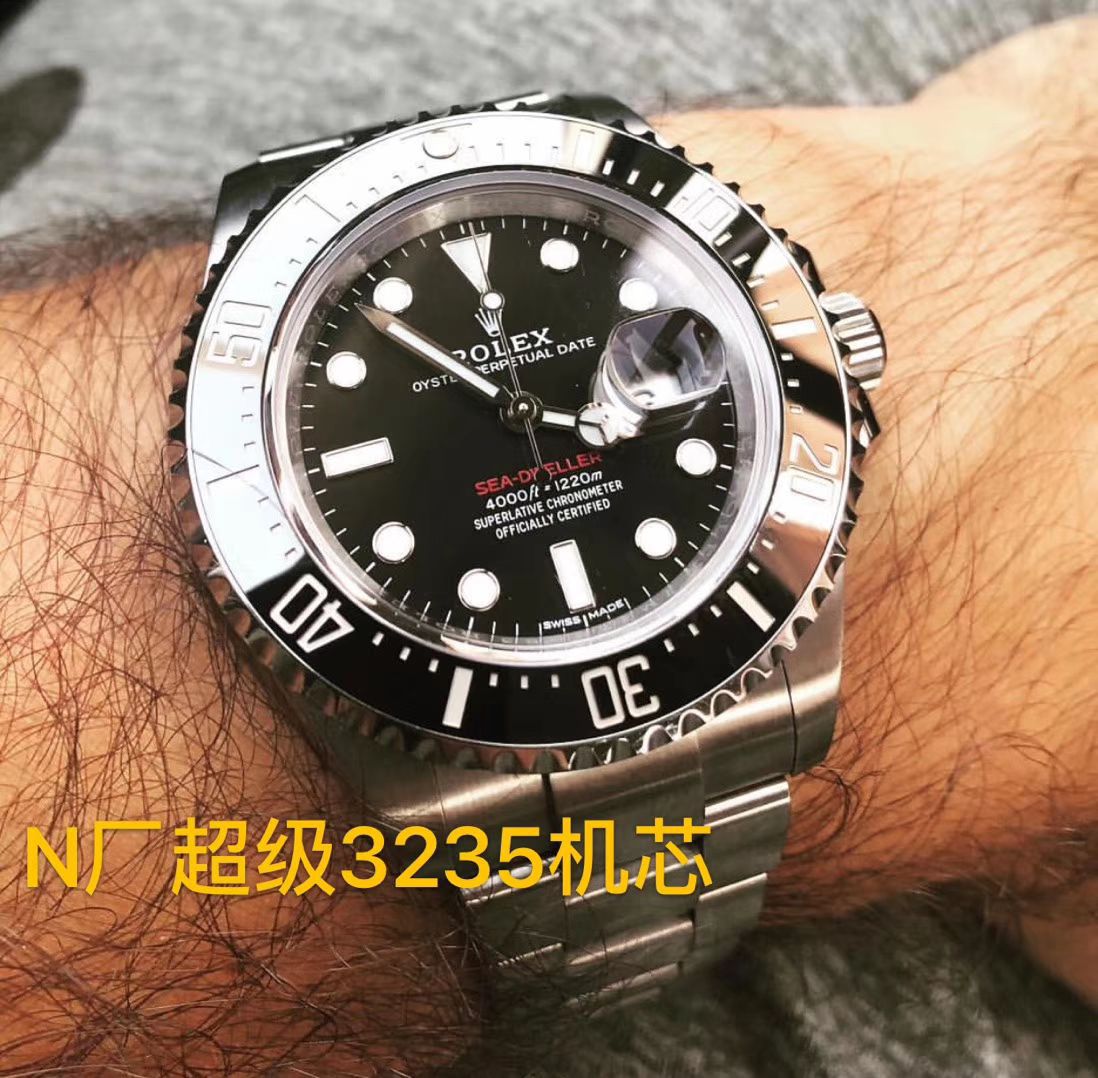【N厂放大招～超级神器】劳力士顶级复刻高仿手表海使型系列单红126600腕表 / R269