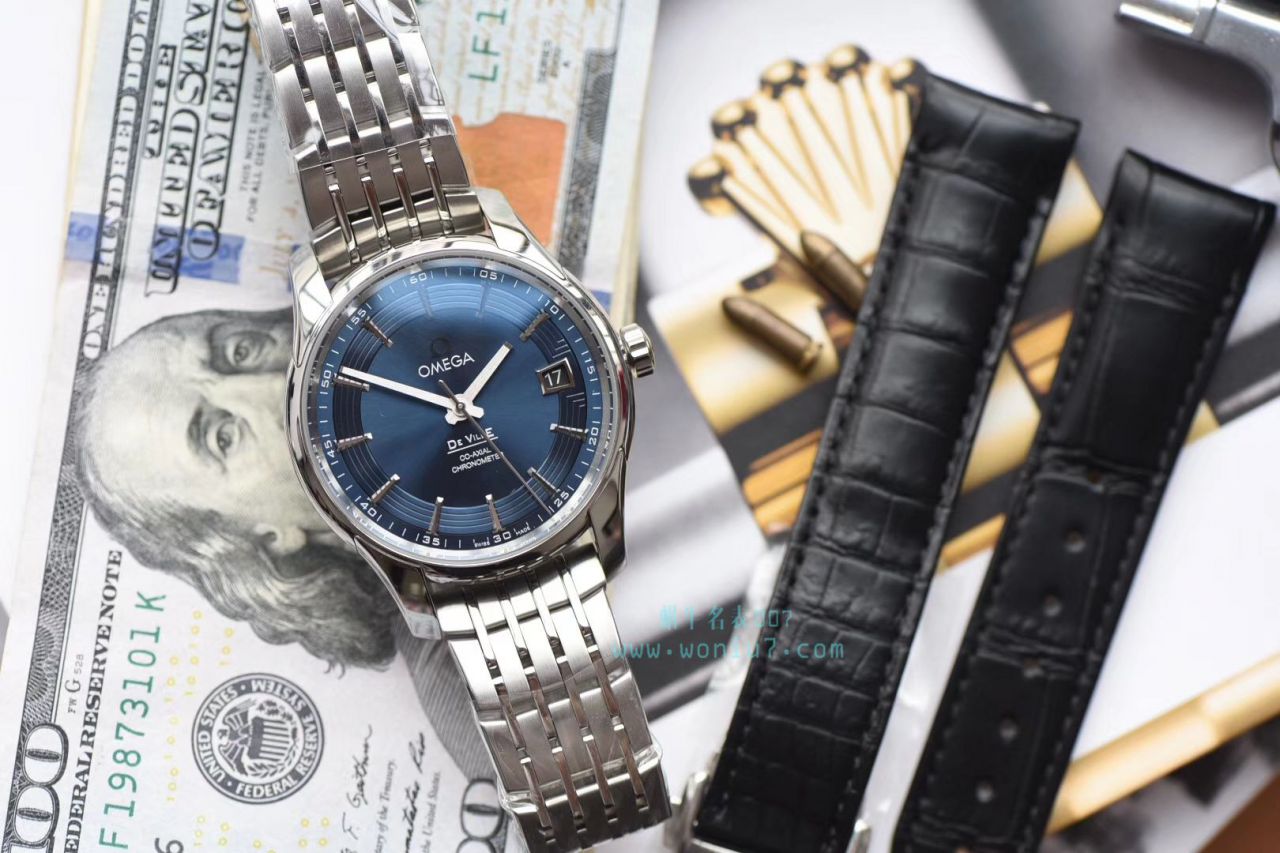 【视频评测】VS欧米茄碟飞一比一超A复刻高仿手表431.33.41.21.03.001（明亮之蓝） / M378