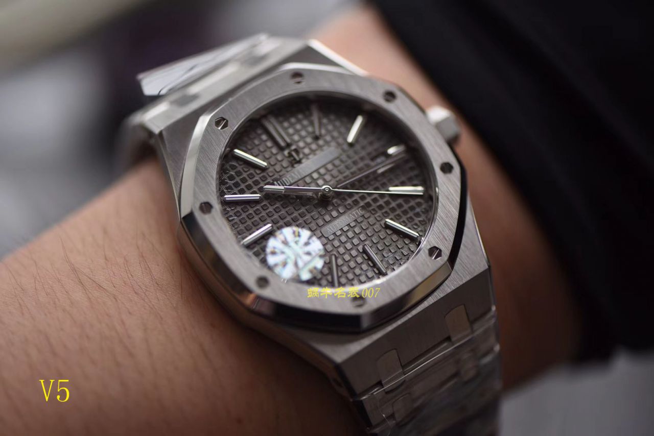 【JF一比一超A高仿手表】爱彼皇家橡树系列15400ST.OO.1220ST.04腕表 / AP129