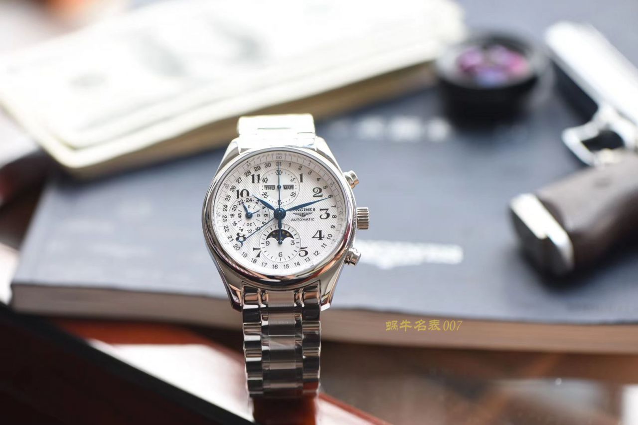 【视频评测YL工厂超A1:1精高仿手表】浪琴名匠专柜最新款 L2.773.4.78.6月相男表（自动锤L678.2刻字） / L060