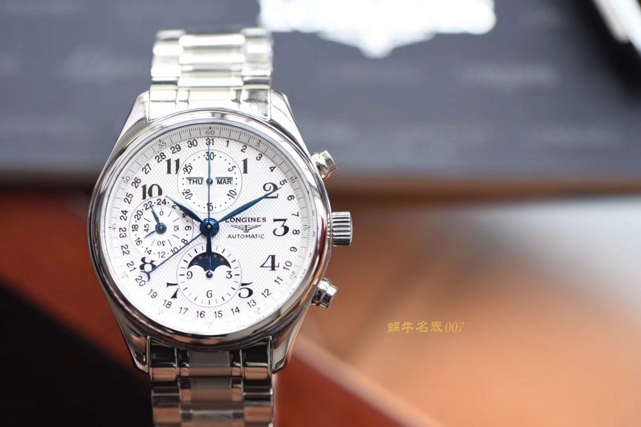 【视频评测YL工厂超A1:1精高仿手表】浪琴名匠专柜最新款 L2.773.4.78.6月相男表（自动锤L678.2刻字） / L060