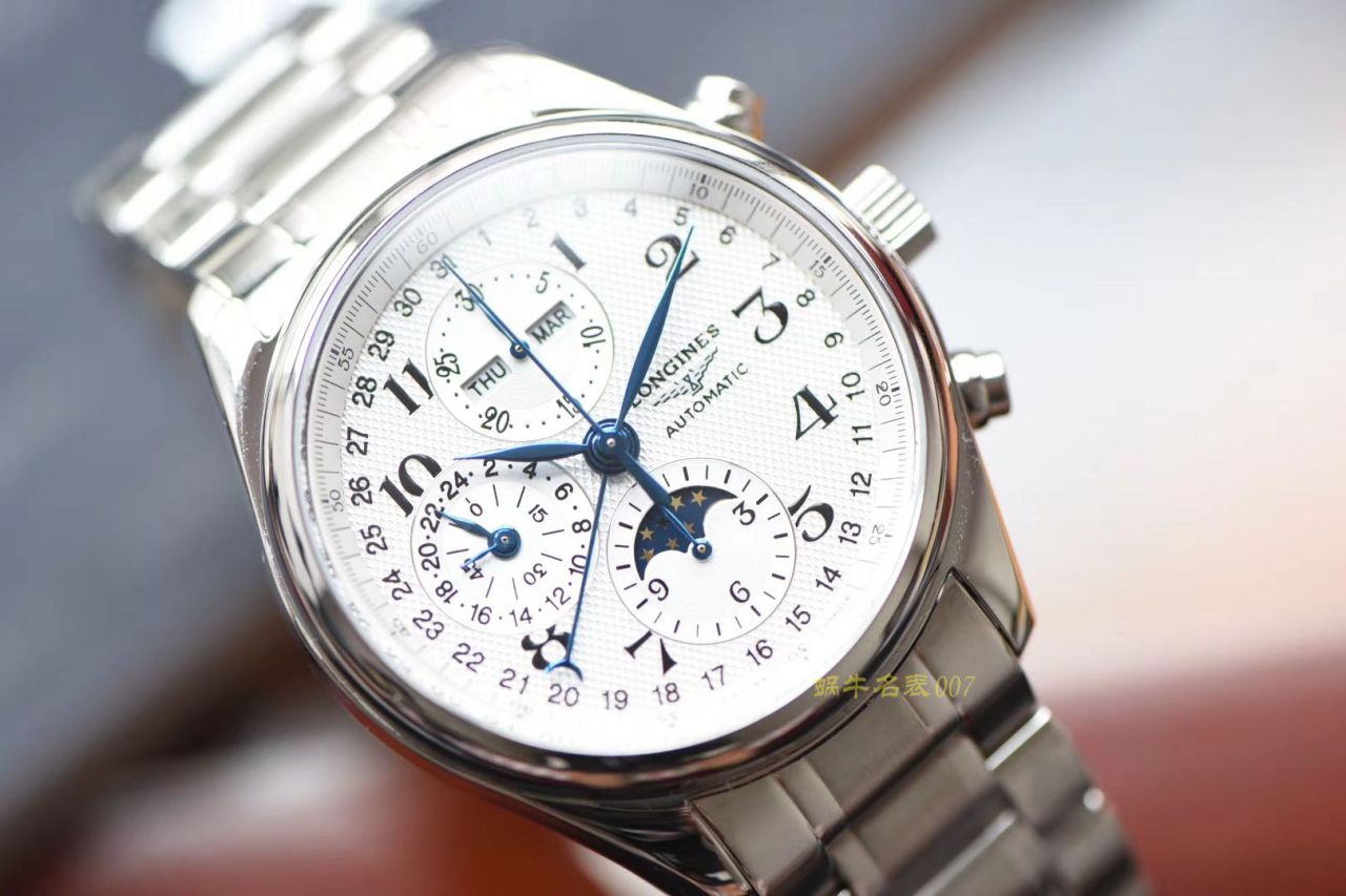 【视频评测YL工厂超A1:1精高仿手表】浪琴名匠专柜最新款 L2.773.4.78.6月相男表（自动锤L678.2刻字） / L060