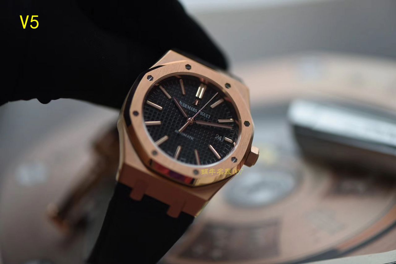 【JF厂顶级复刻高仿手表】皇家橡树系列 皇家橡树自动上链15400OR.OO.1220OR.02腕表 / AP019