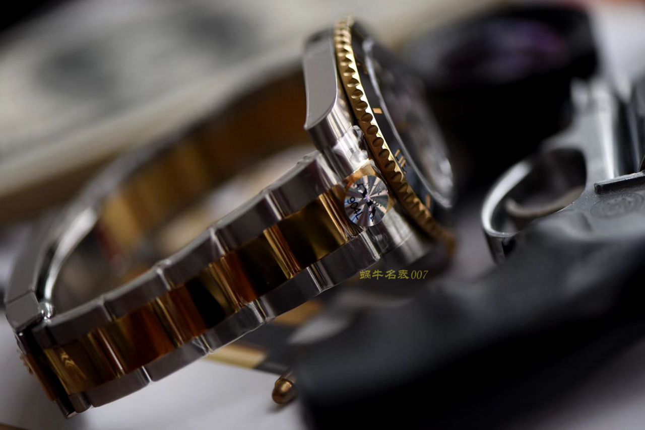 劳力士潜航者型系列116613-LN-97203黑盘腕表【AR一比一复刻高仿间金黑水鬼手表】 / R273