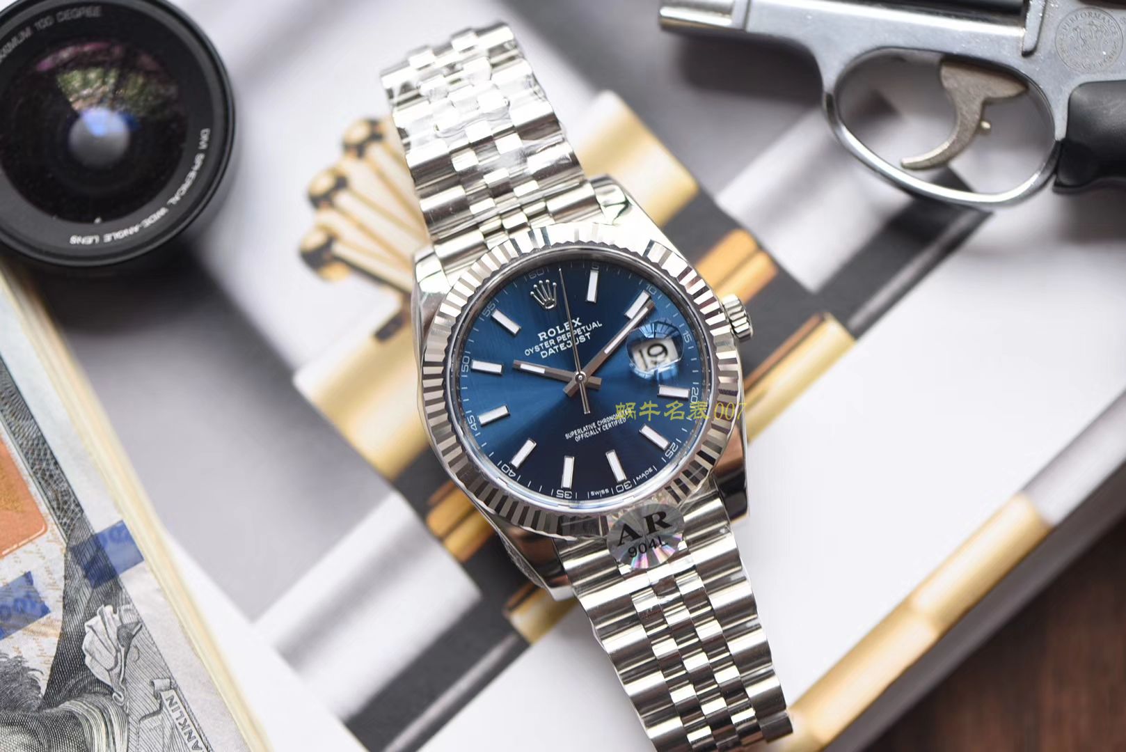 【AR一比一超A顶级高仿】劳力士日志型DATEJUST系列116334-72210蓝盘腕表904钢 / R252