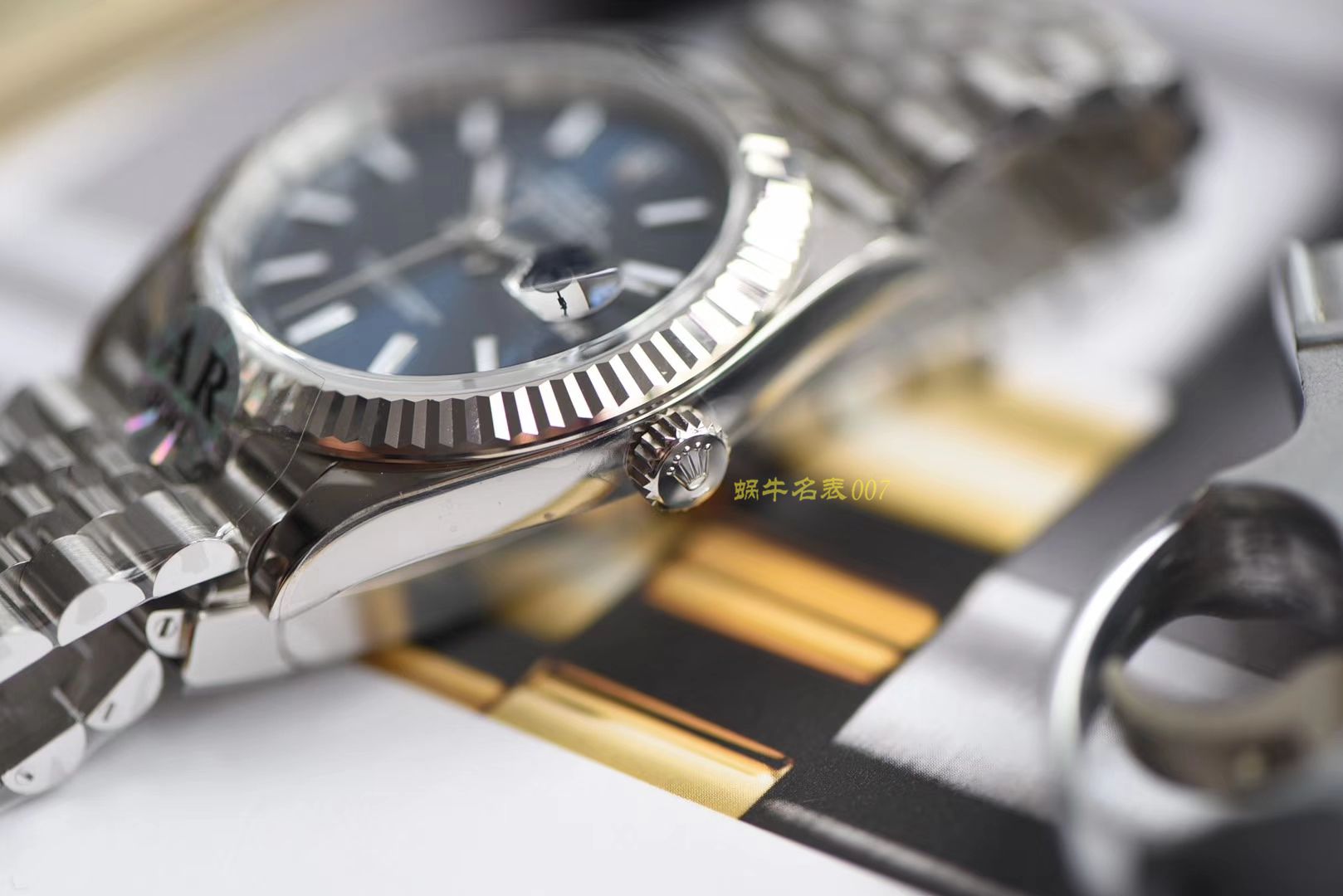 【AR一比一超A顶级高仿】劳力士日志型DATEJUST系列116334-72210蓝盘腕表904钢 / R252