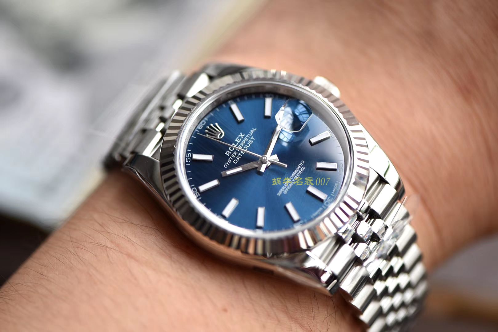 【AR一比一超A顶级高仿】劳力士日志型DATEJUST系列116334-72210蓝盘腕表904钢 / R252