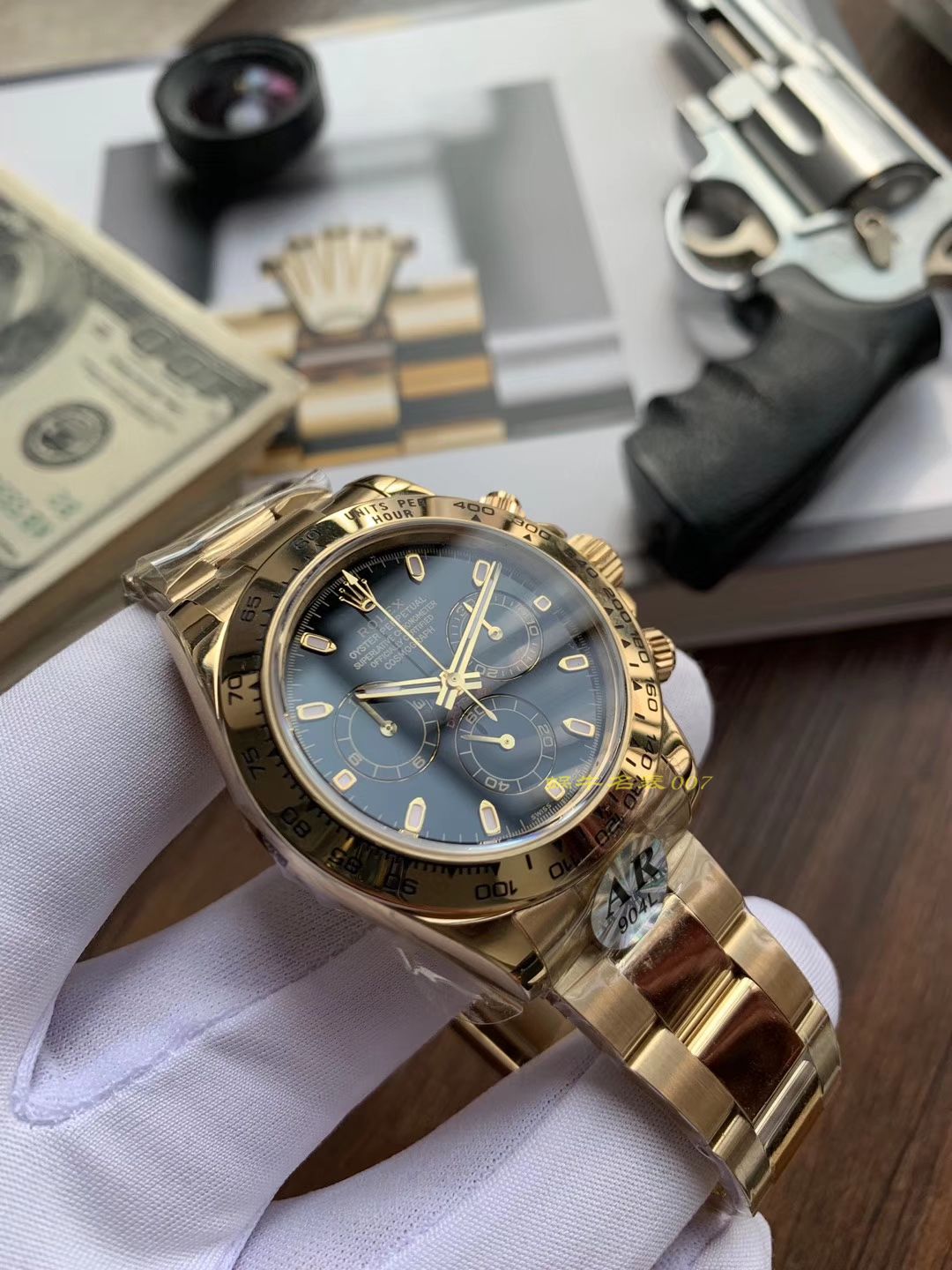 劳力士宇宙计型迪通拿系列116508黑盘腕表【AR高精仿劳力士手表】 / R289