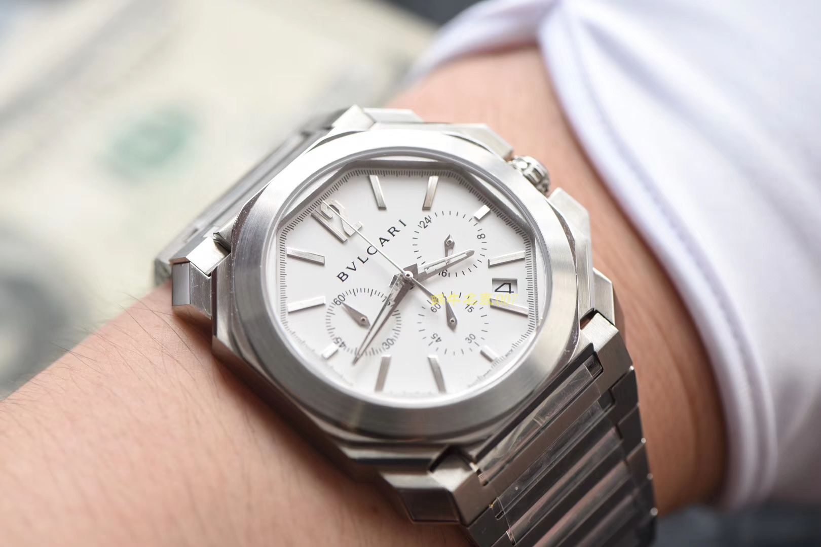 宝格丽OCTO系列102116 BGO41BSSDCH腕表【台湾厂一比一精高仿手表】 / BG028